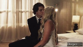 Deeper. Hot Golden-haired Influencer Britt Blair Has Anal One-Night Stand With A Fan