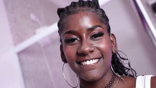 Jenny Pretinha - A 20yo darksome-skinned angel with ideal boobs pays for a voyage with coarse anal invasion for a dude with a massive penis (soaked version) AT018 (part 1)