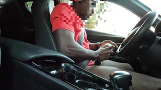 Probando mi nuevo chocholata de camino a casa