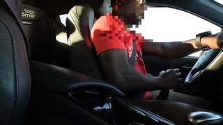 Probando mi nuevo chocholata de camino a casa