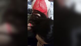 Chupando rica verga hasta sacarle la lechita