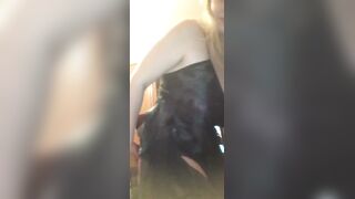 Russian angel tears her hose and shakes her booty deliciously