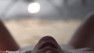 This babe Noted 100K Subs By Riding Him Like a Banging Hero