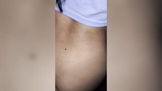 Me follo a la puta de mi vecina en su terraza parte 1