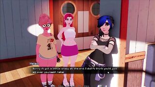 Hooked [ Comics Game ] Ep.three PREMATURE CUMSHOT when this babe gave a 1ST KISS to a DONG in PORN CASTING !