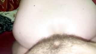 Swallowing dad’s large dick with my constricted little backdoor