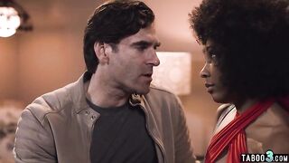 Guy fingering and banging his black mother I'd like to fuck headmistress Olivia Jay hirsute twat