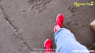 Carne Del Mercado - Lalin girl Teen Shaking Her Round Moist Butt On Large Jock