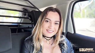 Marta, a charming blond, craves a three-some.