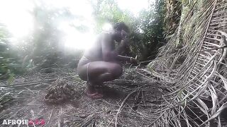 I banged a breasty thick tribe lady in the midst of her village