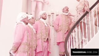 "Let 'em Eat Schlong" Trans FUCKFEST with Princesses & Butlers Lead By AUBREY KATE