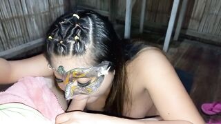 stepmom gives intensive fellatio to her nympho stepson