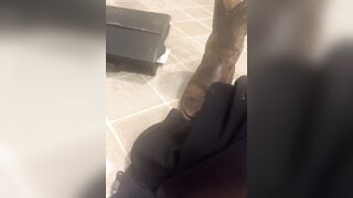 Exploding spunk fountain goin all over