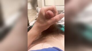 Exploding spunk fountain goin all over