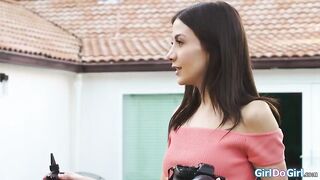 I kissed my bestie during our photoshoot