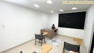 Slutty Teacher Supplicates Principal for a Raw Anal Creampie - "My spouse's is smaller"