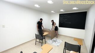 Slutty Teacher Supplicates Principal for a Raw Anal Creampie - "My spouse's is smaller"