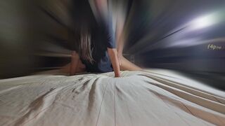 "I like the smack of rod." Latin babe learns to suck a weenie. Hard and vehement painful ass slam.