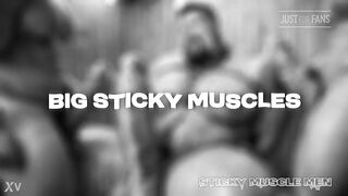 Sticky Muscle Studs Day 6 Preview, AI-Generated Muscle Lads, Large Ramrods, Large Cum Loads
