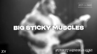 Sticky Muscle Dudes Day 16 Preview, AI-Generated Muscle Boyz, Large Dongs, Large Cum Loads