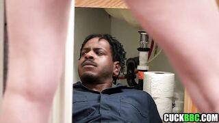 Abused Cuck Watches Wife Bang Ebony Plumber