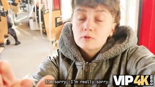 VIP4K. 2 marvelous Lesbos don't mind to having a Trio with a stranger from the educate