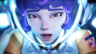 Space Angel Is Pinning U to the Wall!