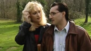 2 Hawt Vintage Lesbo MILFs Lick Every Other's Shaggy Vagina and Get Cum on Their Large Breasts