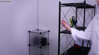 Caught in the Stockroom POV Oral pleasure