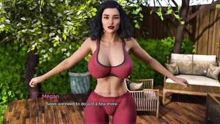 Shut up and dance: hawt landlady doing yoga with her tenant in the backyard ep 52
