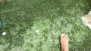 My ally brings his girlfriend to the pool, and when this chab sees me in my swimsuit, this chab wishes to suck my rod and screw us the one and the other - Bonny Blondie