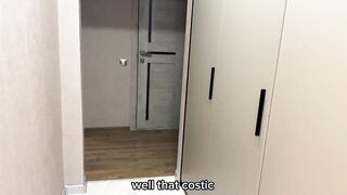 Stepson Bangs Stepmom - Loud Groaning - Missionary - Doggy style - Cowgirl - Large Dong Petite Cunt - POV