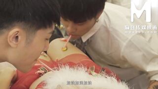ModelMedia Asia - Have a group sex party on Christmas Eve with a beauty clothed as Santa!