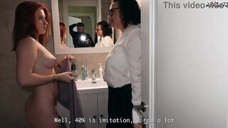 Fiery Crystal White in a Scene After Anal Casting! Hard Public Trio Banging in the Shower! Part two