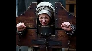 Shackles chained pillory honeys servitude dungeons