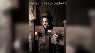 Shackles chained pillory honeys servitude dungeons