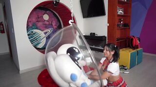 Behind the scenes photo shoot with Camila Colegiala part 1