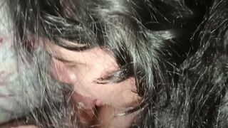 I receive a delightsome blowjob beneath the sheets