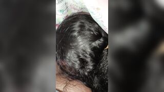 I receive a delightsome blowjob beneath the sheets