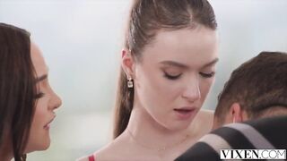 VIXEN BFFs share weenie in 3some