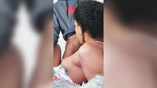 That babe's a nymphomaniac! This babe invites her recent neighbour to screw her!