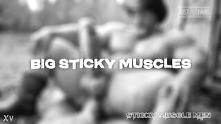 Sticky Muscle Chaps Day 12 Preview, AI-Generated Muscle Boys, Large Jocks, Large Cum Loads