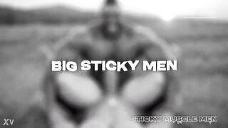 Sticky Muscle Chaps Day 33 Preview, AI-Generated Muscle Boys, Large Ramrods, Large Cum Loads
