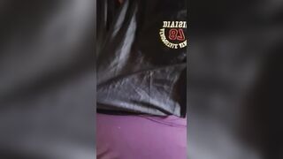 Large wang ON BRIGHT PANTIES.... EXLUSIVE
