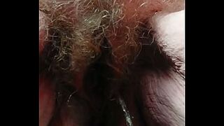 Granny hirsute vagina peeing
