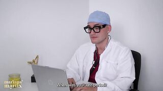 Mariana's Anatomy Chapter IV: A Pap Smear Appointment Turns into a Coarse Three-some at the Hospital - Mariana Martix, Papi Rodriguez & Silvana Lee