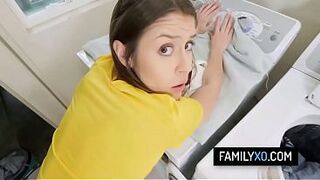 Perv stepfather fuck his stepdaughter's twat for having a bad grades