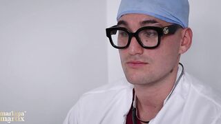 Mariana's Anatomy Chapter IV: A Pap Smear Appointment Turns into a Coarse Three-some at the Hospital - Mariana Martix, Papi Rodrig