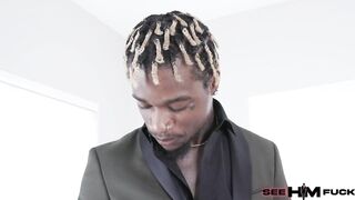 Alpha Guy Damion Dayski Gets His BBC Wet In Drool!