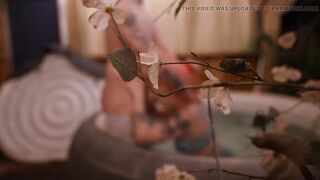 voyeur hawt tub blow job